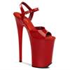 Pleaser - INFINITY909 Ankle strap sandal, Pole dance shoes - Pole dance shoes - Red Product image